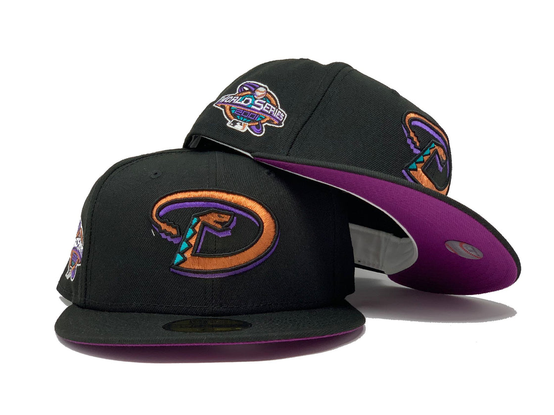Black Arizona Diamondbacks 2001 World Series New Era Fitted Hat