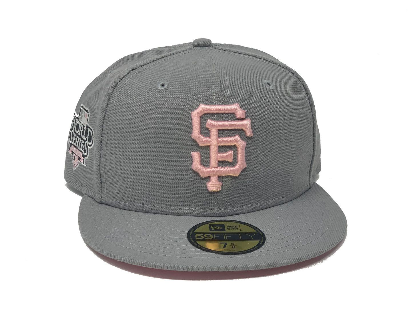 SAN FRANCISCO GIANTS 2010 WORLD SERIES "PINK CONCRETE" NEW ERA FITTED HAT