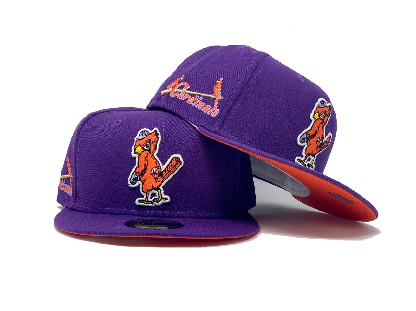 New Era 59FIFTY California Angels Sunset Fitted Hat Black Gradient Orange Purple