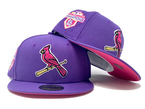 Sky Blue St. Louis Cardinals Pink Bottom 2011 World Series Side Patch New Era 9FIFTY Snapback