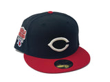 CINCINNATI REDS 1976 WORLD SERIES GRAY BRIM NEW ERA FITTED HAT