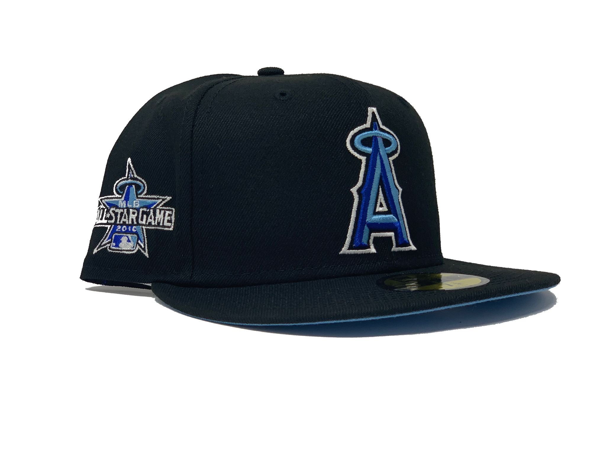 LOS ANGELES ANGELS 2010 ALL STAR GAME BLACK ICY BRIM NEW ERA FITTED HA –  Sports World 165