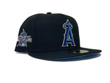 LOS ANGELES ANGELS 2010 ALL STAR GAME BLACK ICY BRIM NEW ERA FITTED HAT
