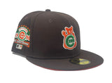 CHICAGO CUBS 1990 ALL STAR GAME "AUTUMN 2 COLLECTION" ORANGE BRIM NEW ERA FITTED HAT