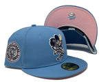 DETROIT TIGERS 1968 WORLD SERIES SKY BLUE PINK BRIM NEW ERA FITTED HAT