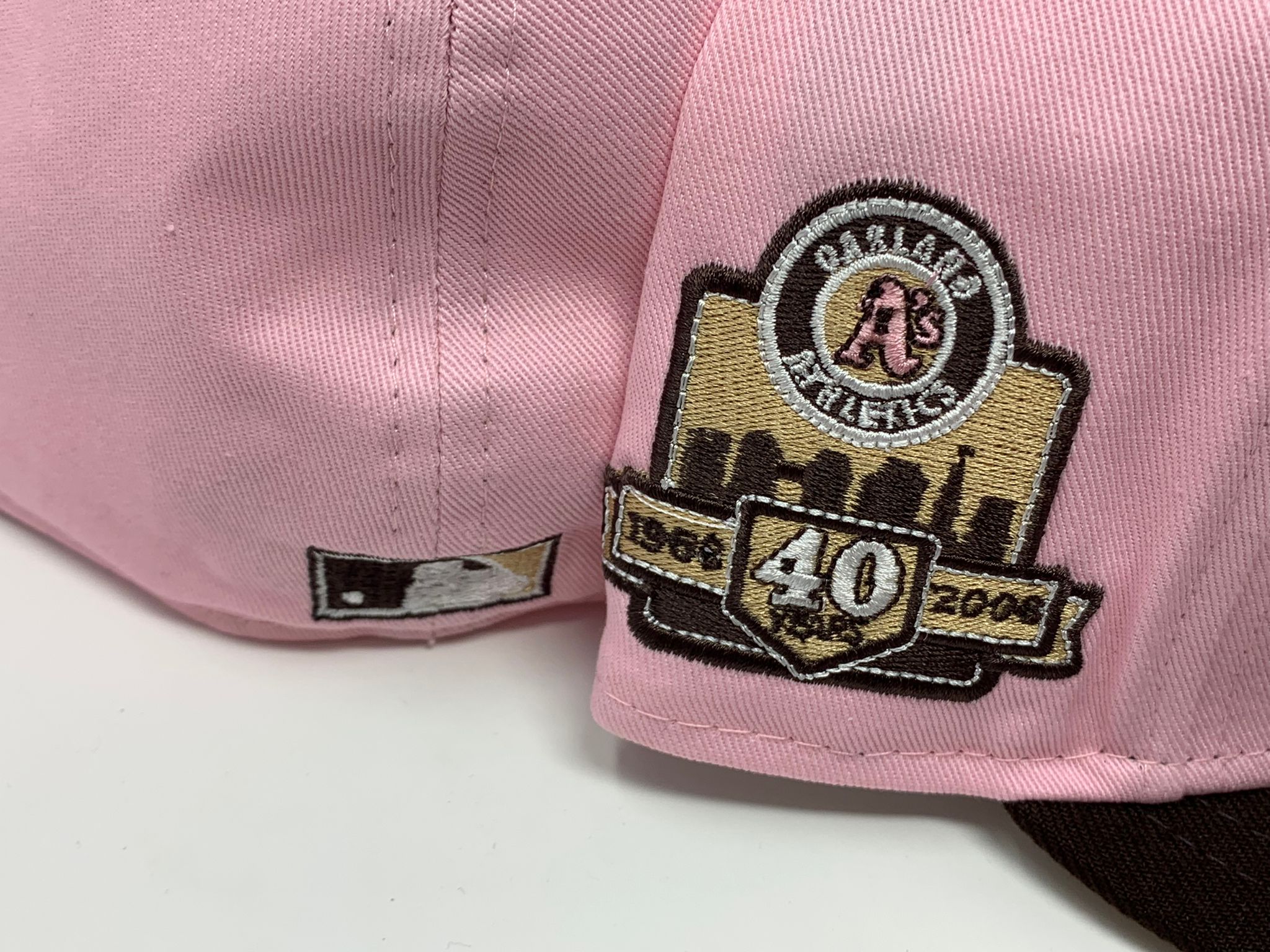 New Era Oakland Athletics 40th Anniversary Bourbon Throwback Edition  59Fifty Fitted Hat, EXCLUSIVE HATS, CAPS
