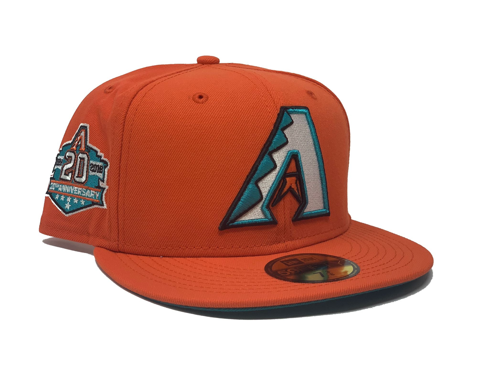 ARIZONA DIAMONDBACKS CITY CONNECT RUST ORANGE BRIM NEW ERA FITTED