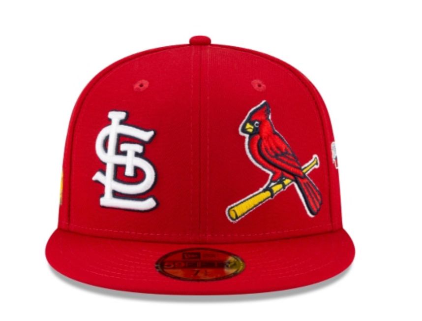 Red St. Louis Cardinals Patch Pride 59FIFTY New Era Fitted Hat