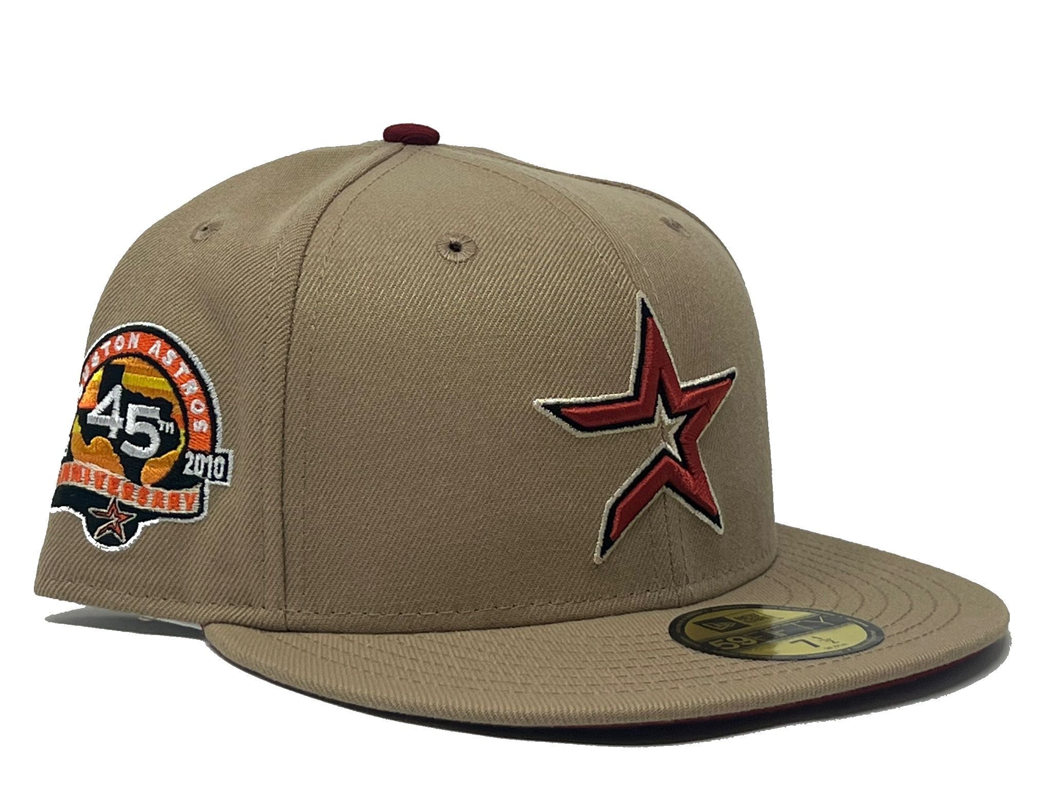 Houston Astros New Era 45th Anniversary Camel 59FIFTY Fitted Hat