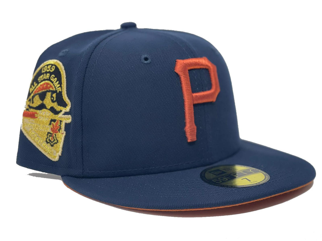 Navy Blue Pittsburgh Pirates 1959 All Star Game Custom New Era Fitted