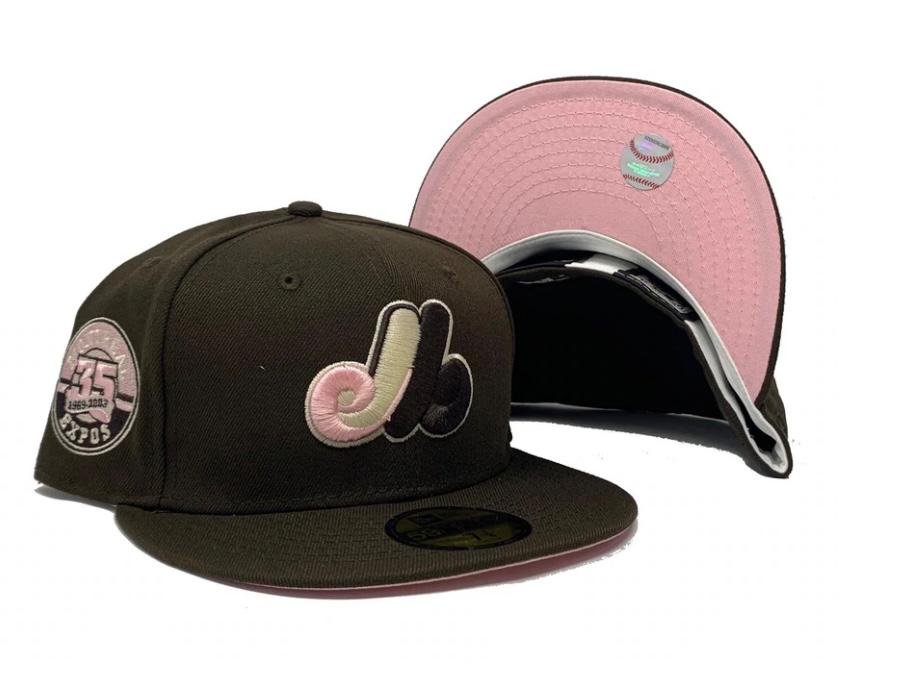 Montreal Expos 35th Anniversary Custom Mocha Colorway Fitted Hat