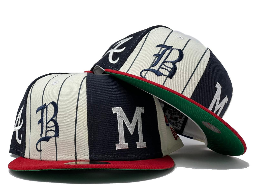 Atlanta Braves Logo Pinwheel 59FIFTY New Era Fitted Cap