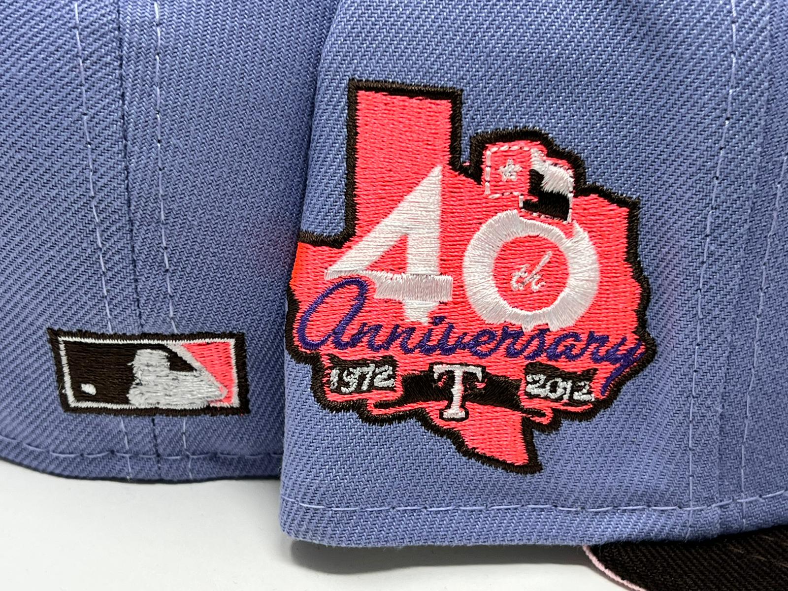 Texas Rangers 40th Anniversary SP Iced Lava 2Tone Topperz Store 7 3/8  Fitted Hat