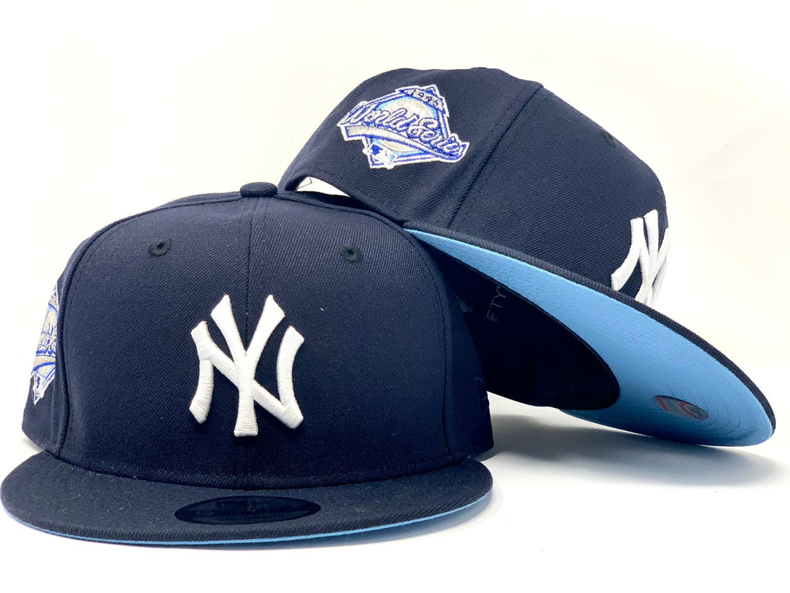 NEW YORK YANKEES 1996 WORLD SERIES NAVY BLUE ICY BRIM SNAPBACK