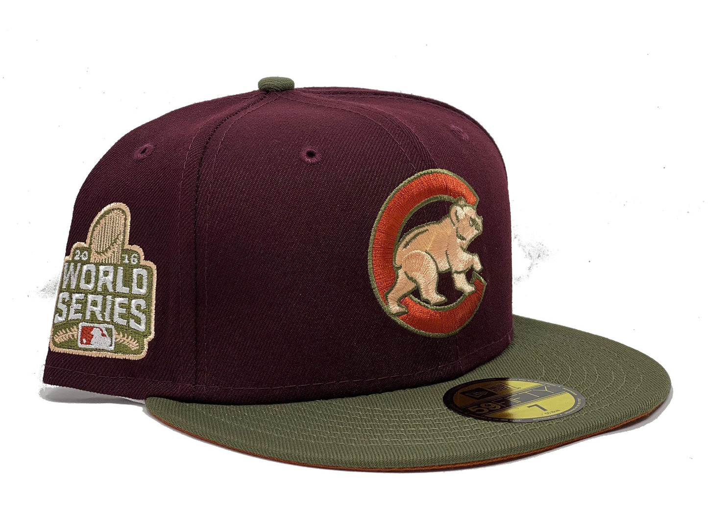Chicago Cubs 2016 Orange Brim New Era Fitted Hat
