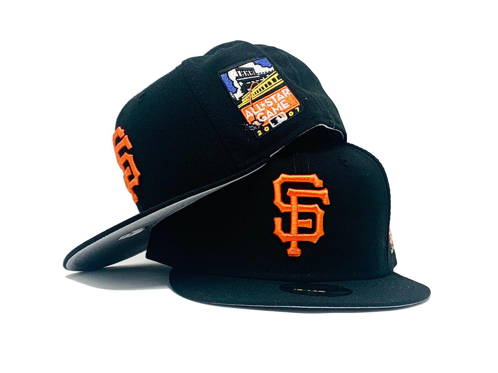 SAN FRANCISCO GIANTS 2007 ALL STAR GAME GRAY BRIM NEW ERA FITTED HAT