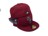 CHICAGO WHITE SOX 1933 ALL STAR GAME BURGUNDY ICY BRIM NEW ERA FITTED HAT