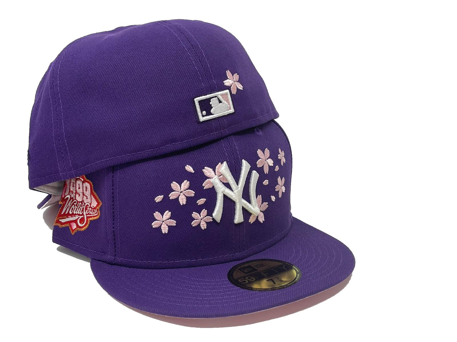 New York Yankees Cherry Blossom New Era 59Fifty Fitted Hat (Navy Pink –  ECAPCITY