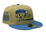 PHILADELPHIA PHILLIES 1996 ALL STAR GAME "SUNRISE GRADIENT 2" RUST ORANGE BRIM NEW ERA FITTED HAT