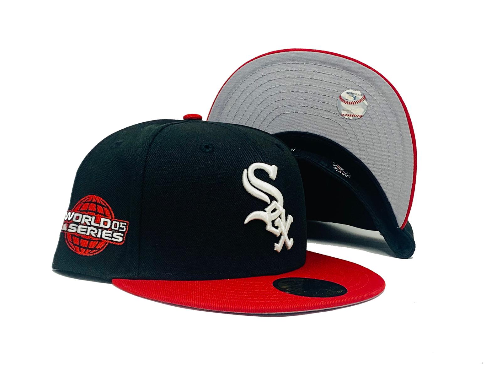 CHICAGO WHITE SOX 2005 WORLD SERIES ON FIELD NEW ERA FITTED HAT