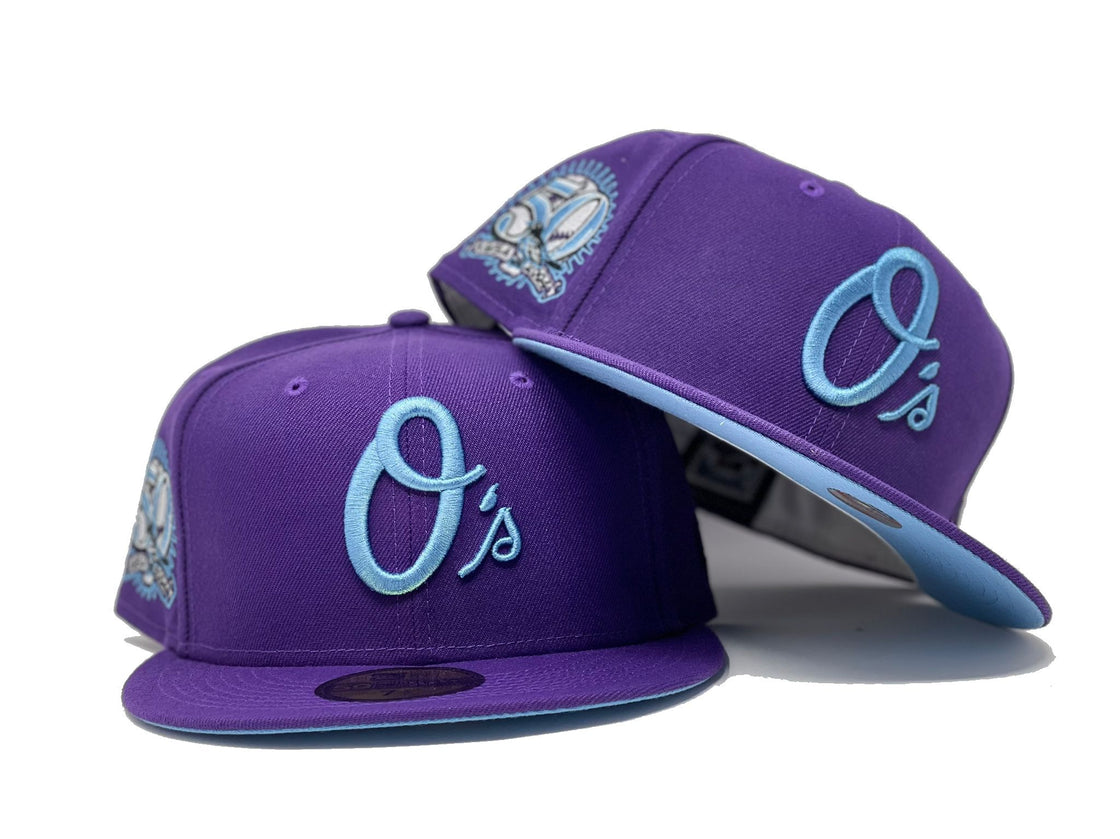 Light Purple Baltimore Orioles 50th Anniversary New Era Fitted Hat