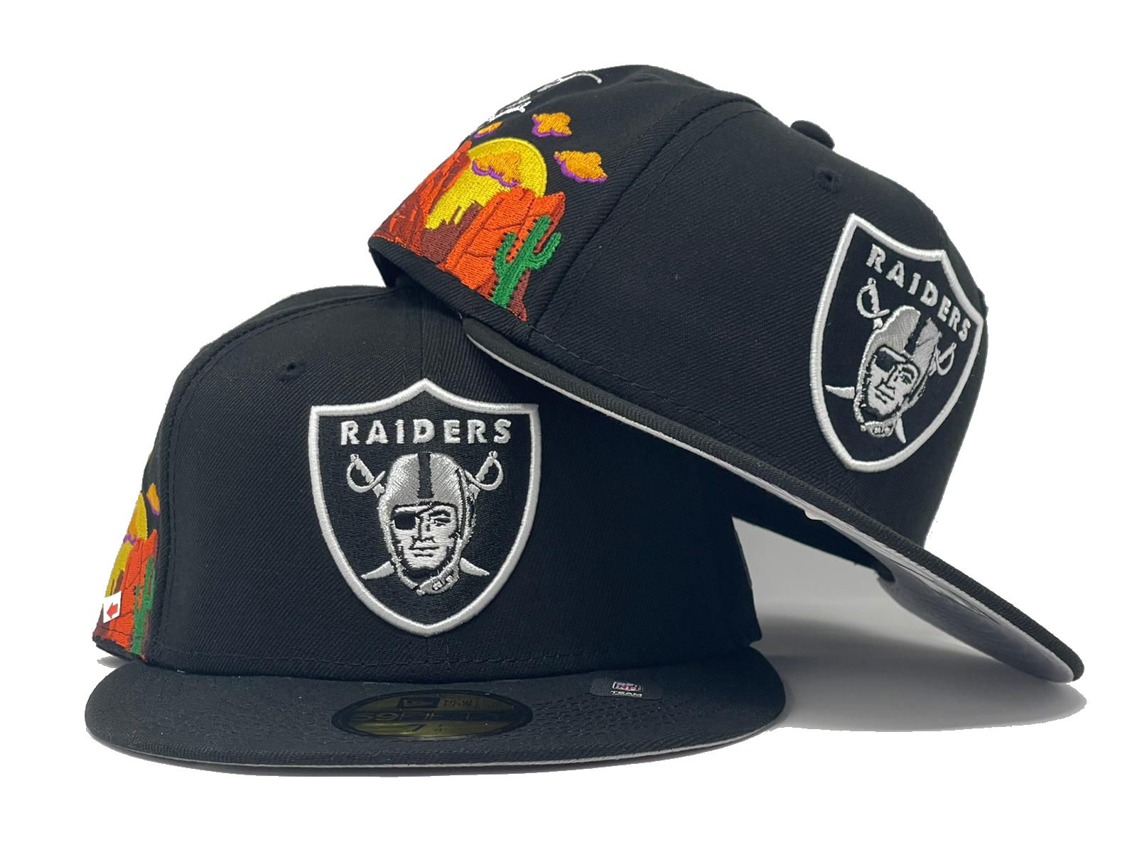 raiders fitted hats
