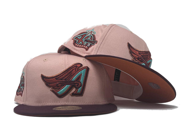 ANAHEIM ANGELS 40TH ANNIVERSARY LIGHT ROYAL ICY BRIM NEW ERA FITTED HA –  Sports World 165