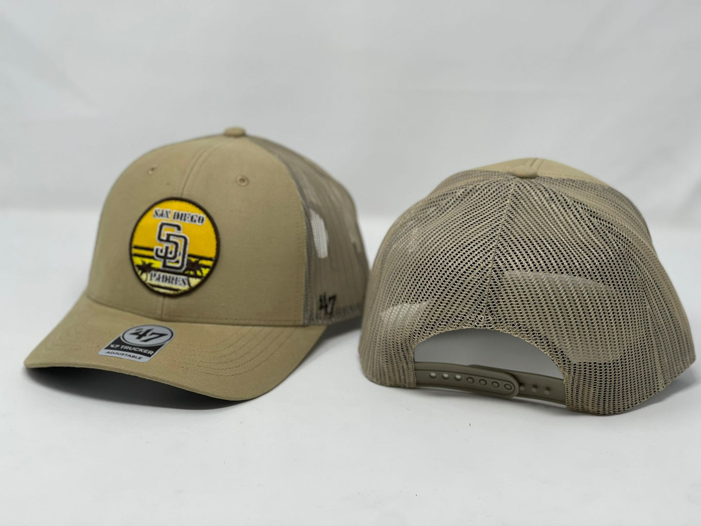 San Diego Padres  '47 Shumay MVP Trucker Snapback Hat - cream