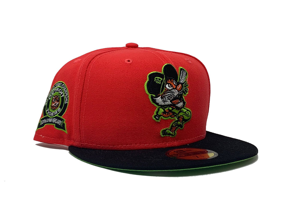 Lava Red Detroit Tigers 1968 World Series Custom New Era Fitted