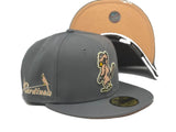 Storm Gray St. Louis Cardinals Custom 59fifty New Era Fitted Hat