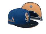 ST.  LOUIS CARDINALS "CORDUROY VISOR" PEACH BRIM NEW ERA FITTED HAT