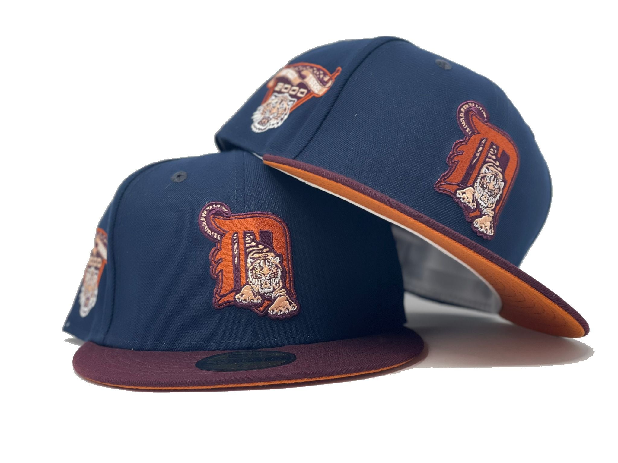 New Era Detroit Tigers 1967 Stadium Patch Hat Club Exclusive 59FIFTY Fitted Hat Burnt Orange