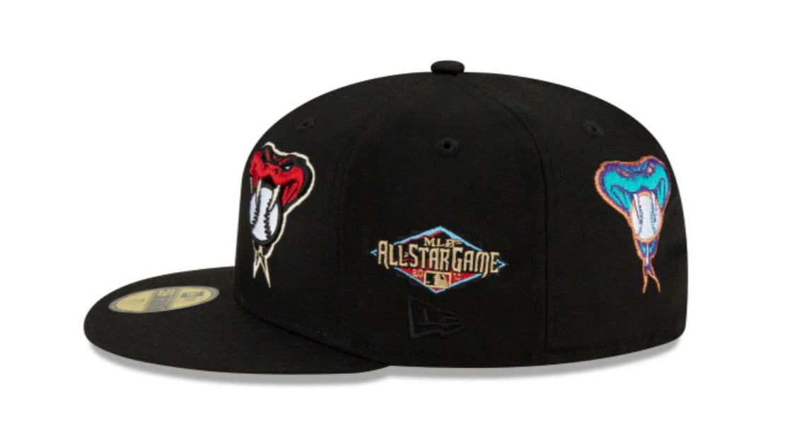 Black Arizona Diamondbacks Patch Pride 59FIFTY New Era Fitted Hat