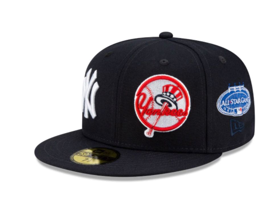 Black New York Yankees Patch Pride 59FIFTY New Era Fitted Hat
