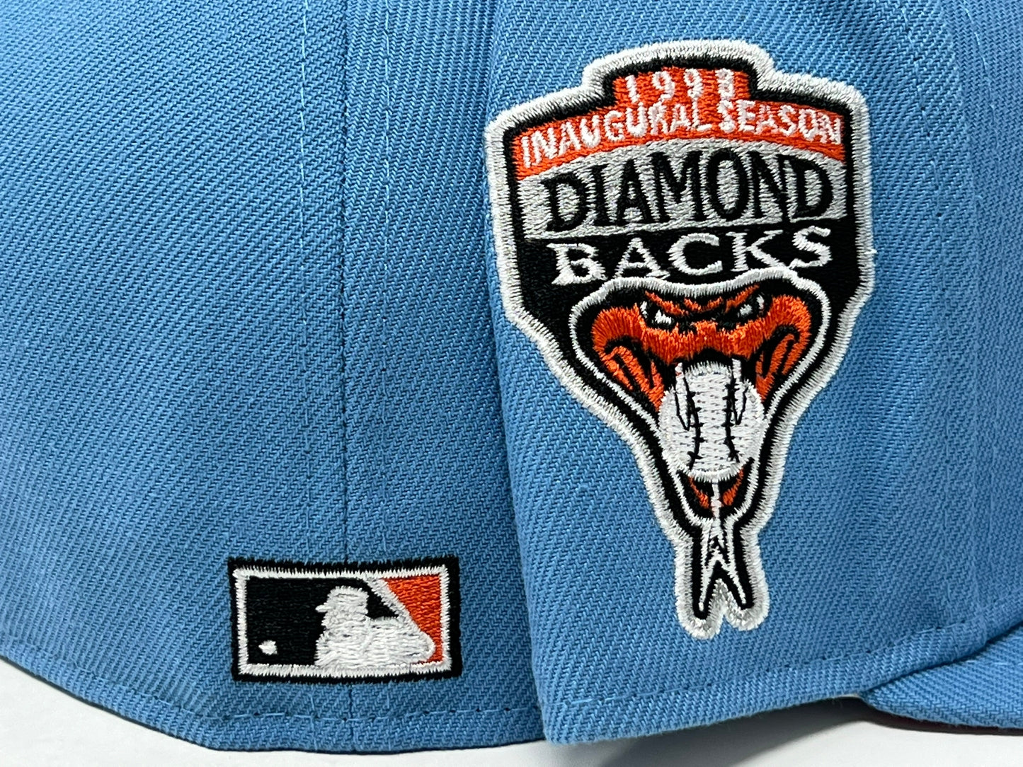 Arizona  Diamondbacks 1998 "Sky Blue Pack" Orange Brim New Era Fitted Hat