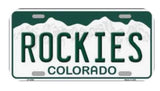 COLORADO ROCKIES 10TH ANNIVERSARY "LICENSE PLATE PACK" ICY BRIM NEW ERA FITTED HAT