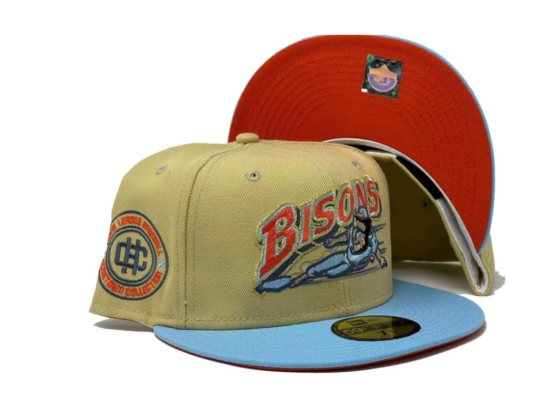 Buffalo Bisons Hometown Collection "SUNRISE GRADIENT" Collection Orange Brim New Era Fitted Hat