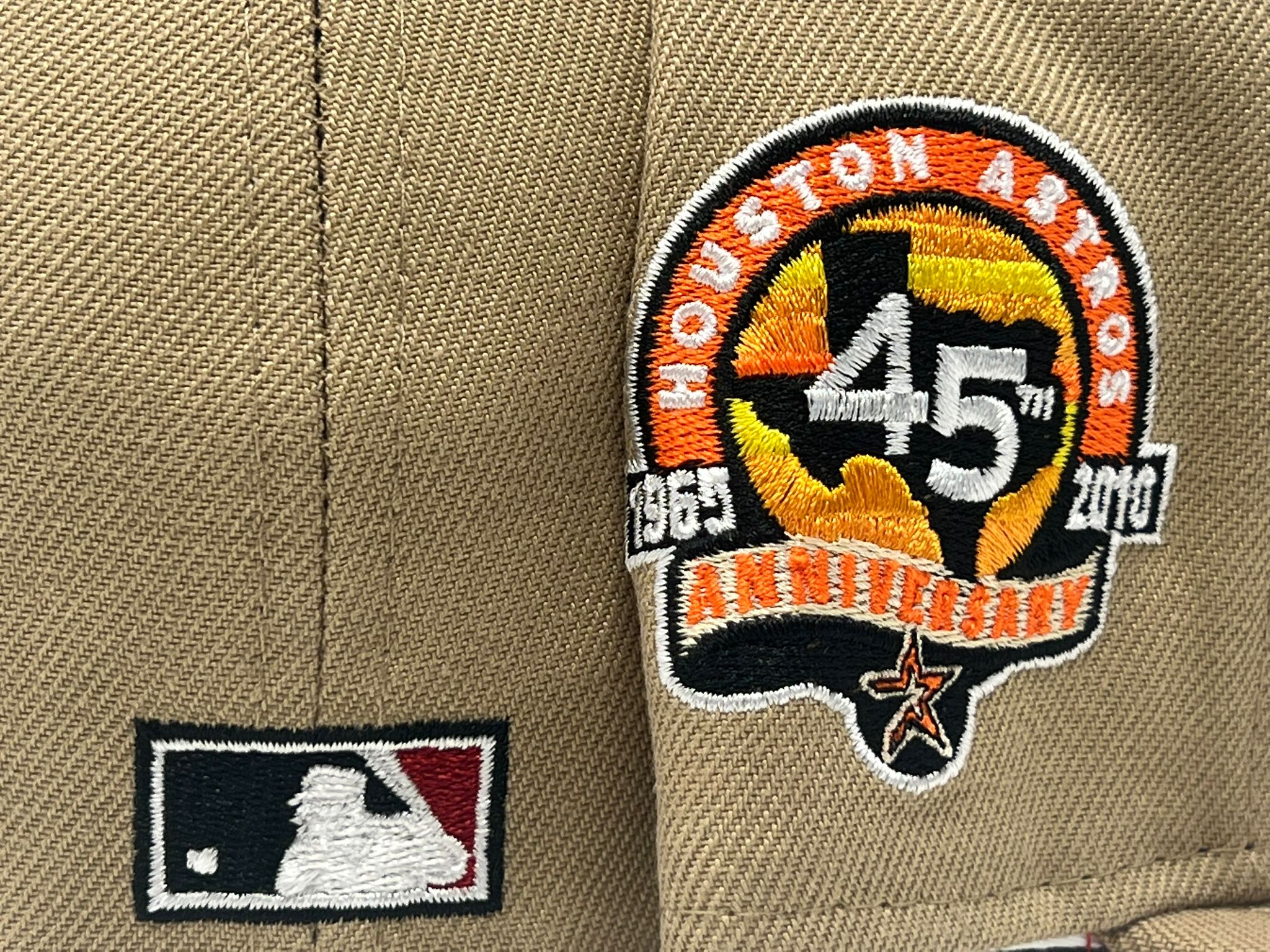 Houston Astros New Era 45th Anniversary Camel 59FIFTY Fitted Hat - Brown
