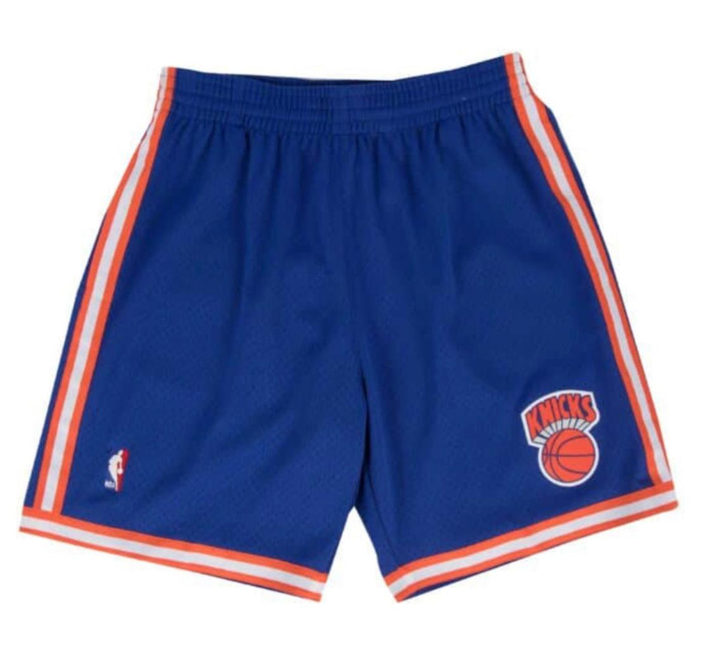 NEW YORK KNICKS Mitchell and Ness NBA Royal Blue Swingman Shorts 1991-92