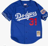MIKE PIAZZA 1997 AUTHENTIC MESH BP JERSEY LOS ANGELES DODGERS