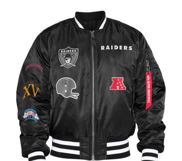 Las Vegas Raiders Alpha Industries X New Era MA-1 Jacket