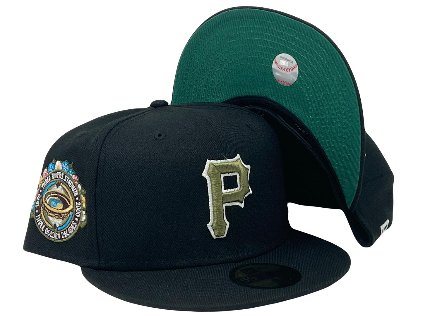 Pittsburgh Pirates Three River Stadium "Botanical Pack" 59Fifty New Era Fitted Hat