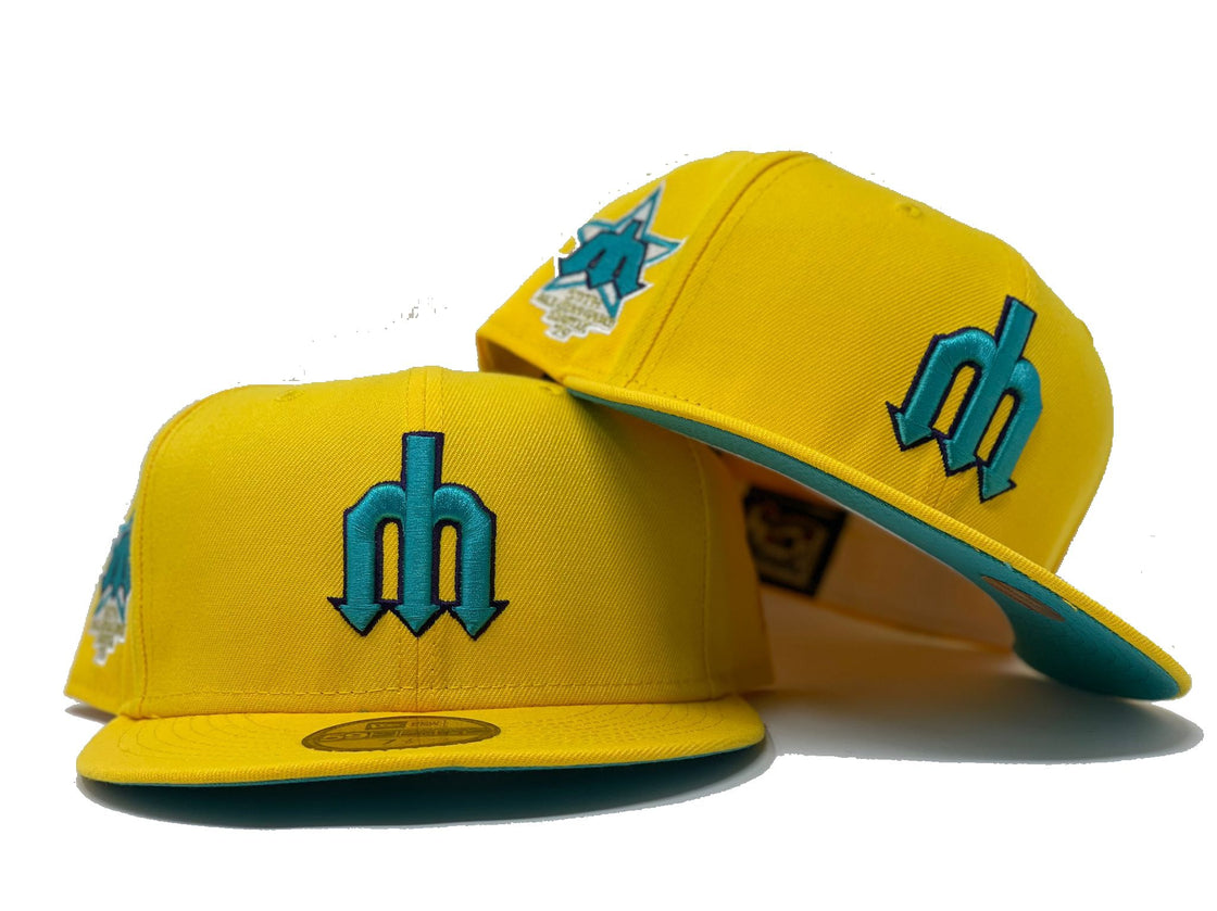Light Yellow Seattle Mariners 30th All Star Game New Era Fitted Hat