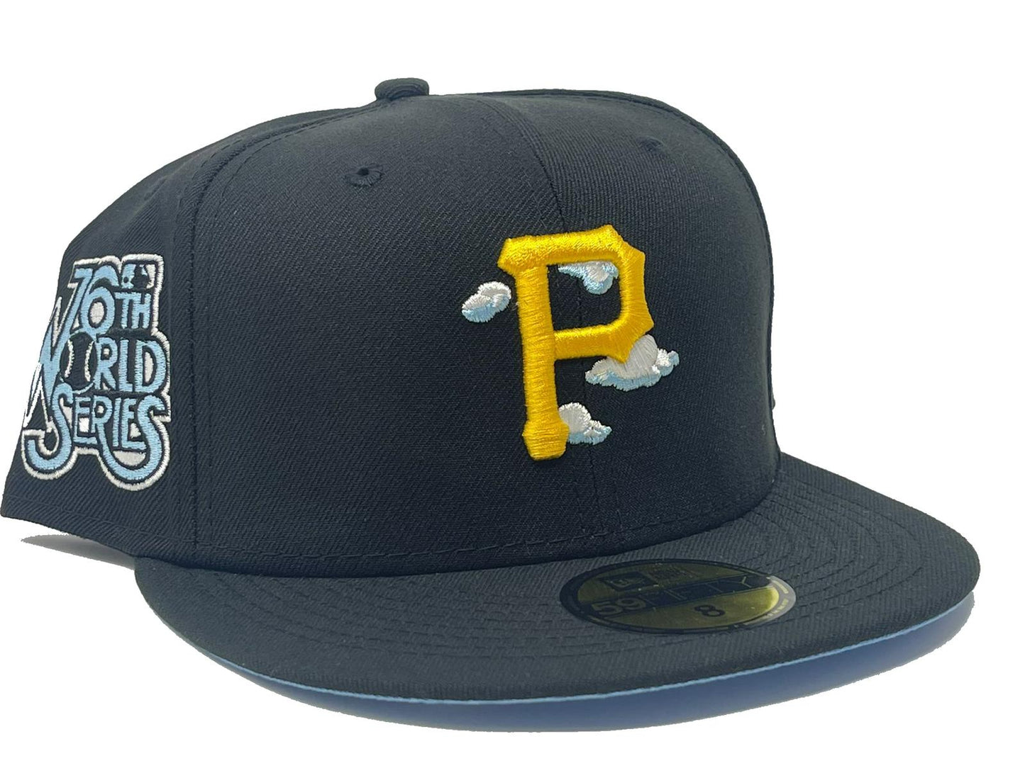 PITTSBURGH PIRATES 1979 WORLD SERIES COMIC CLOUD PACK ICY BRIM NEW ERA FITTED HAT