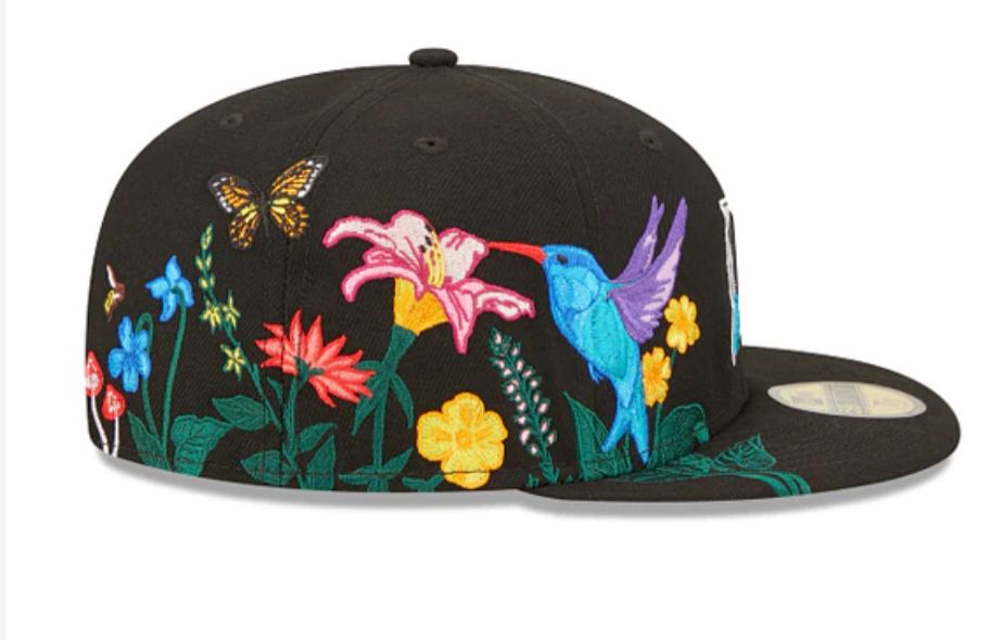 FLORIDA MARLINS NEW ERA 59FIFTY BLOOMING FLOWER COLLECTION HAT