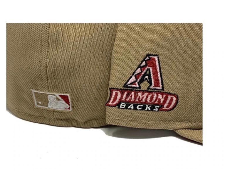 Tan Arizona Diamondbacks Custom 59fifty New Era Fitted Hat