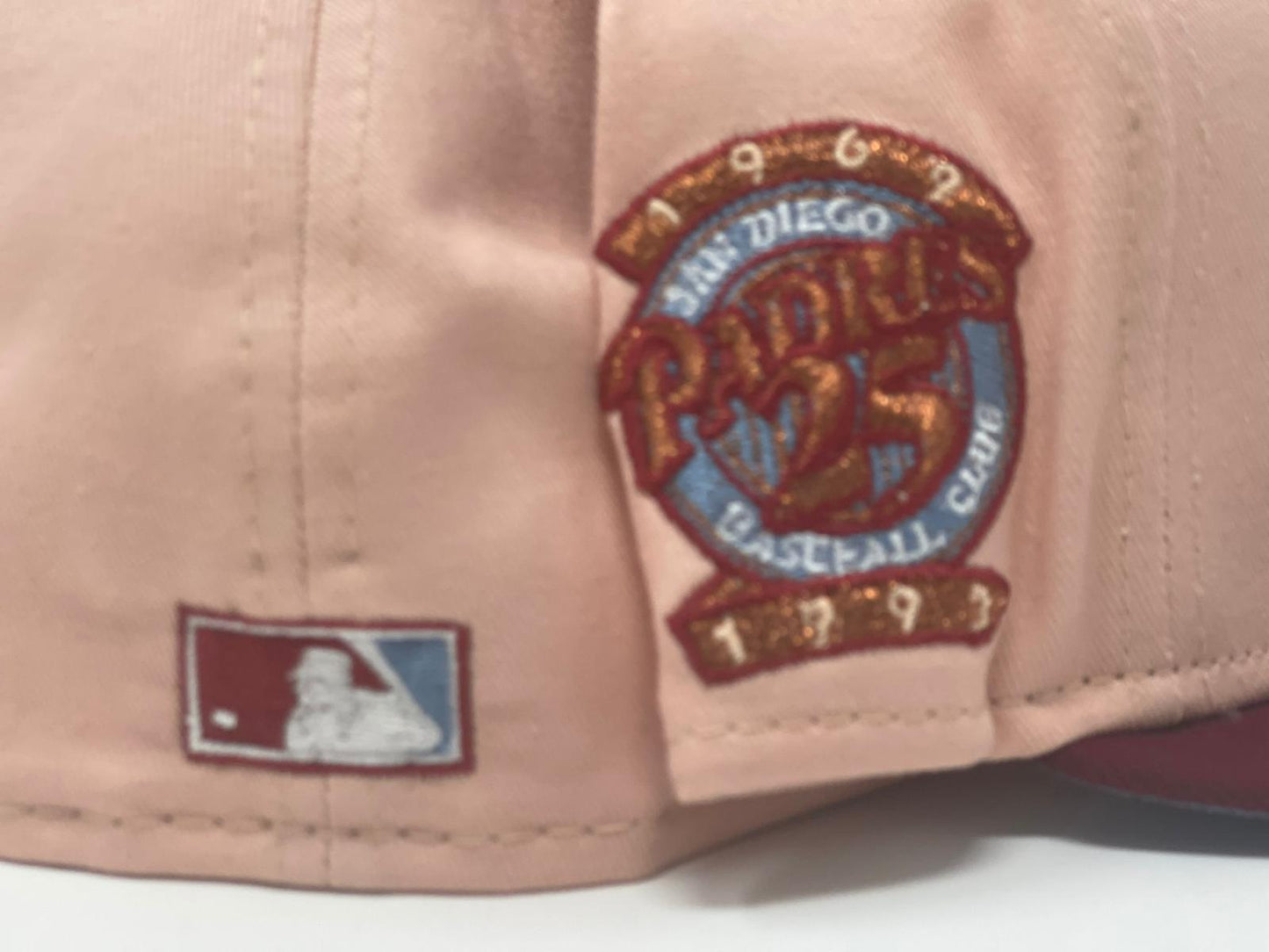 SAN DIEGO PADRES 25TH ANNIVERSARY "MACARON PACK" ICY BRIM NEW ERA FITTED HAT