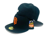 SAN FRANCISCO GIANTS 2007 ALL STAR GAME GRAY BRIM NEW ERA FITTED HAT
