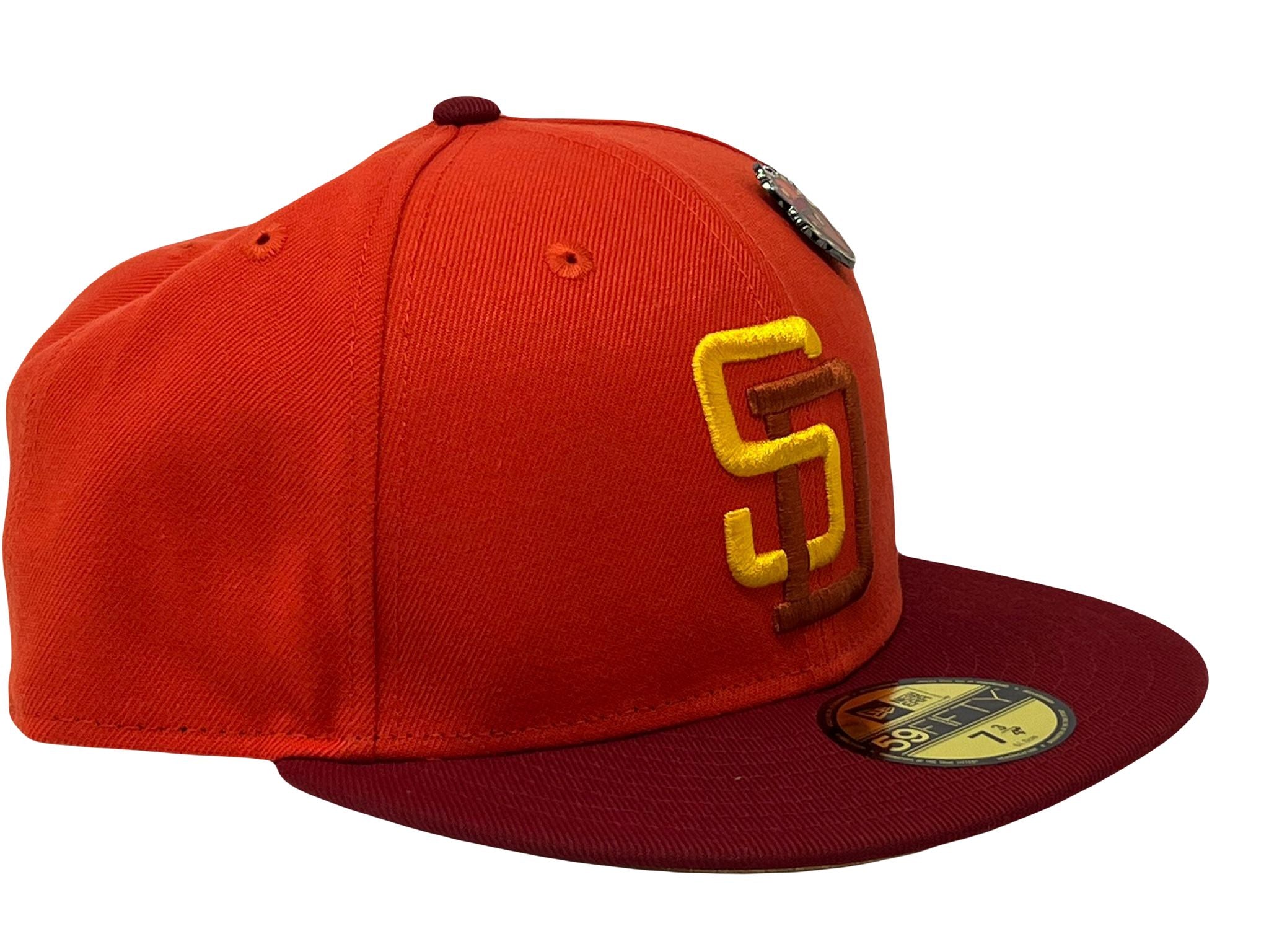 San Diego Padres COLOR PACK SIDE-PATCH Black Fitted Hat