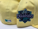 Yellow Arizona Diamondbacks 20th Anniversary Custom New Era Fitted